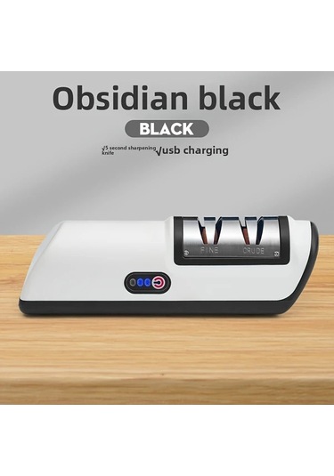 Xuweiwei Profesyonel Usb Sarj Edilebilir Elektrikli Beyaz Bıçak Bileme Makinesi Mutfak Bıçakları Şef Dilimleme Soyucu Ve Seramik Bıçaklar İçin
