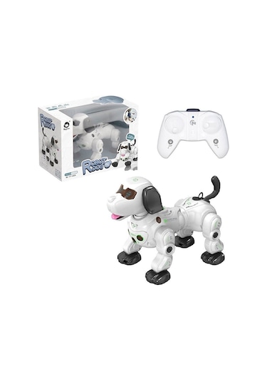 Uzaktan Kumandalı Işıklı Ve Sesli Akıllı Robot Köpek