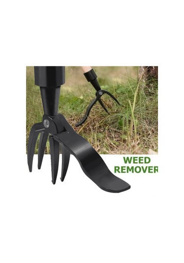 Gajeena Stainles Çelik Toprak Çakıcı, Ergonomik Taşınabilir Çim Çıkartıcı, Bahçe Çim Temizleme Aracı, Kolay Kullanimlı Weeder