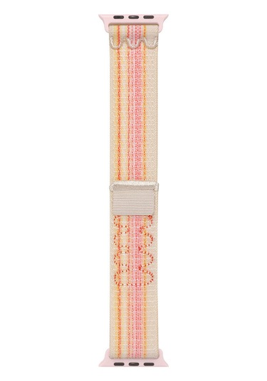 Butam Bilişim Watch 10 42mm Uyumlu Krd-91 Hasır Kordon Strap Kayış-pembe