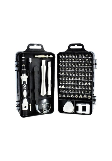 Dancemonkey 110 Adet Manyetik Tornavida Cep Telefonu Aracı Seti, Siyah