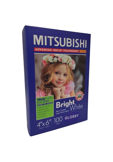 Mitsubishi 4X6 10X15 260 G Parlak Inkjet Kağıt
