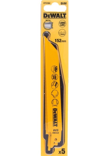 DEWALT DT2384 TILKI KUYRUĞU TESTERE BIÇAĞI 152MM