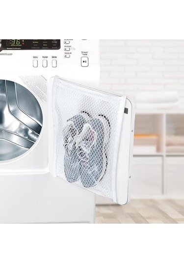 Ayakkabılar Ve Giysiler İçin Spor Ayakkabı Kurutma Torbası, Spor Ayakkabılar İçin Ayakkabı Kurutucular, Çamaşır Odasındaki Çoğu Kurutma Makinesi Kapısı İçin Ayarlanabilir Elastik Kayış Beyaz