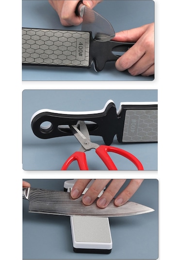 Yaleker Ev Ve Bahçe İçin El İşlemli Çift Taraflı Gritli 400 -1000 Elma Ve Bıçak Tasarrufu Taşlı Kesici Sıvama Aleti