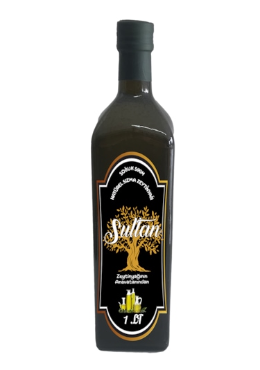 Sultan Soguk Sıkım Natürel Sızma Zeytinyağı Cam 1 L