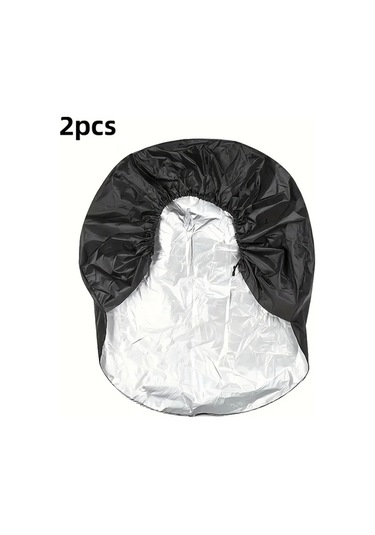 Dashanshop Boyut S 2 Adet Evrensel Karavan Lastik Kılıfı Güneşe Dayanıklı Lastik Koruyucu