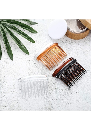 Shineyee 12 Adet Plastik Dalgalı Dişli Saç Tarzı, Fincan Desenli Saç Aksesuarı, Evde Ve Özel Etkinlikler İçin Uygun, Basit Ve Pratik Tasarım