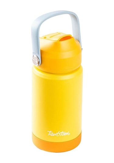 Tantitoni Tutamaçlı Sarı Paslanmaz Çelik Pipetli Termos 350ml Sarı