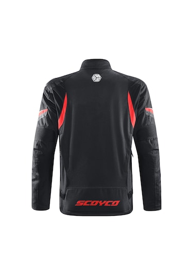 Scoyco JK176 - 4 Mevsim Mont Kırmızı Siyah