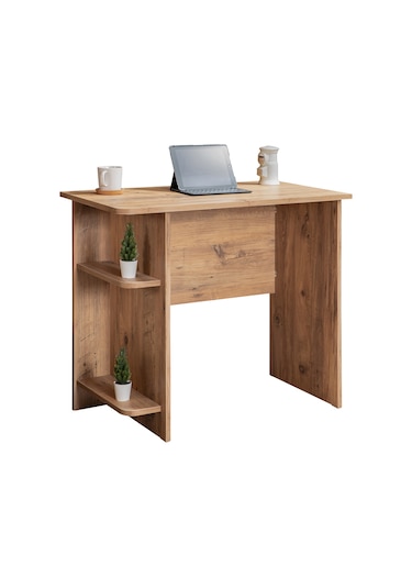 Setaymobilya Ranza, Natural Ranza Karyola Çalışma Masası + 2 Comfort Yatak