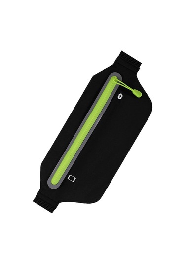 Bel Çantası Gizli Bel Çantası, Hafif Koşu Bel Çantası, Su Geçirmez, Ultra İnce Siyah A47 Siyah