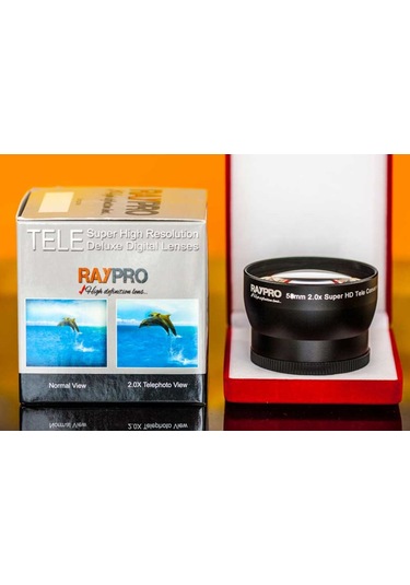 Raypro 52 MM 2x Super HD Teleconverter Lens