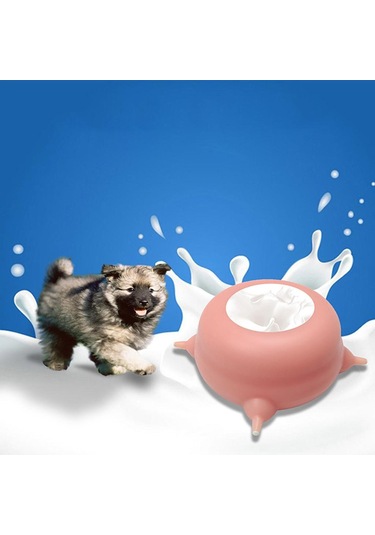 Suntek Yavru Süt Besleyici Whelping Besleme 3 Nipel Kase Pembe