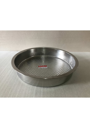 Çiğ Köfte Tepsisi - 2 Numara - Çelik Leğen Motifli - 41 CM