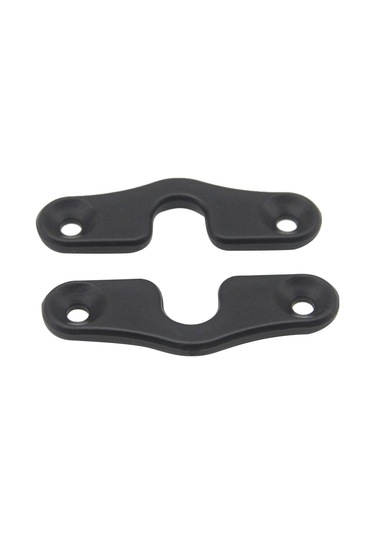 Tenfowee Jkjljt Güneşlik Sabitleyici Klips B Tipi, Siyah Alüminyum Alaşım, 10x3x2cm, 22g, 1 Adet