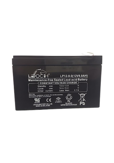 Leoch 12v 9a Kuru Tip Ups Akü