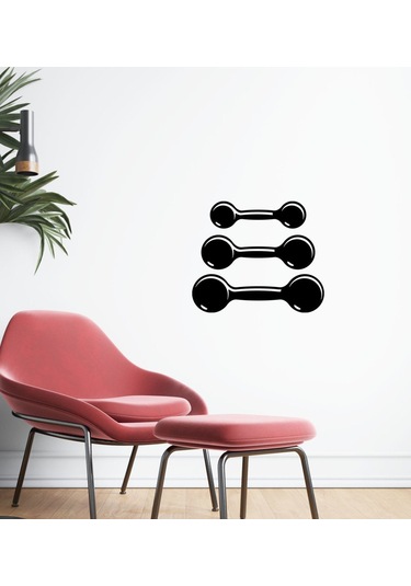 Bk Home Gym Tasarımlı Duvar Sticker-40