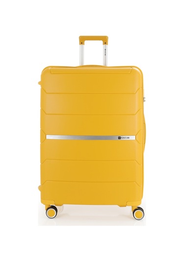 Mçs Polipropilen Valiz V366 75 Cm Büyük Boy Sarı Sari