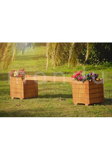 “Mandu” Ahşap Bank Saksı