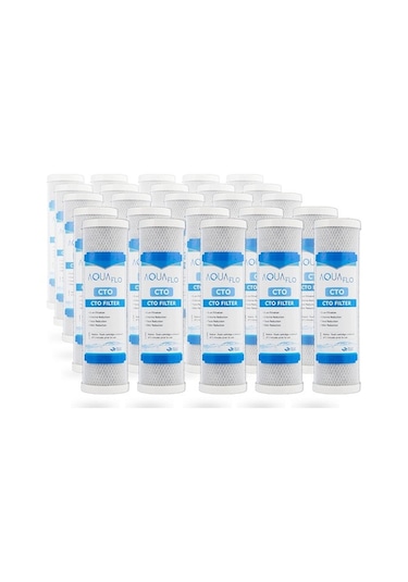 Açık Kasa Su Arıtma Cihazı Için Cto Blok Karbon Filtre 25 Adet