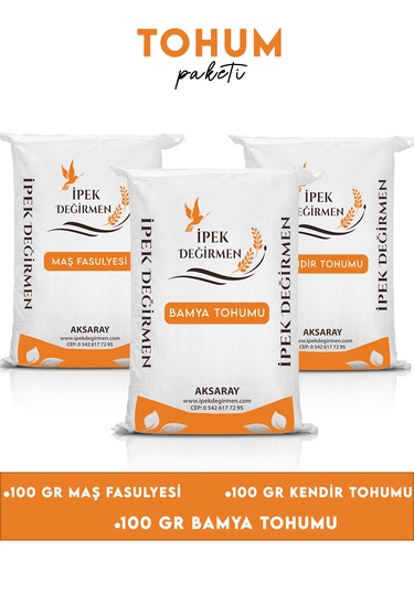 İpek Değirmen 300 Gr Sağlıklı Yaşam Paketi Tohum Paketi