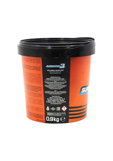 Petrol Ofisi Süper Gres 3 Lityum Sabunlu Performanslı Gres 900 G