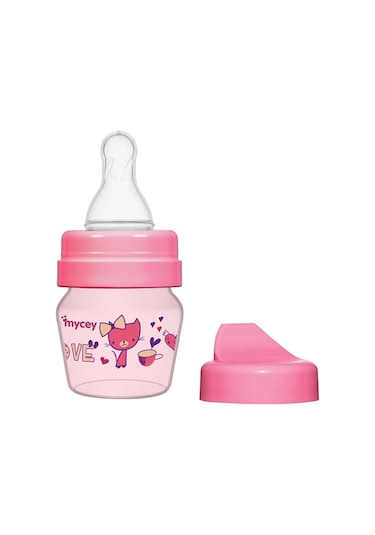 Mycey Mini Alıştırma Bardağı - Love Pembe