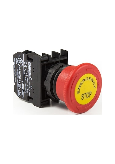 B Soklu Etiket Göstergeli Emniyet 40mm