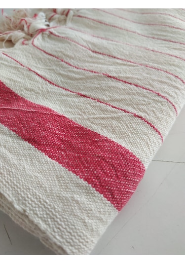 Mutfak Kurulama Bezi, %100 Pamuk, Kara Tezgah Peşkir, 50x90 Cm Kırmızı