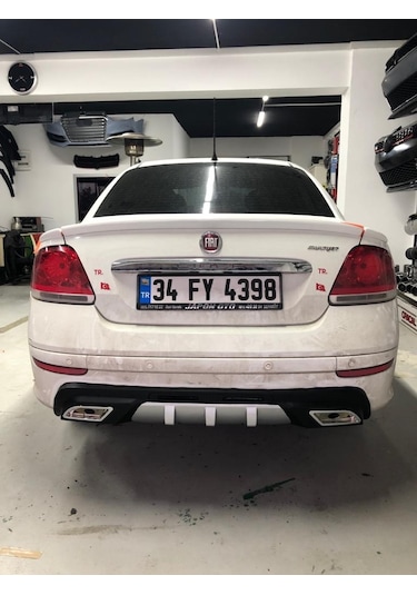 Fiat Linea Arka Tampon Eki Difüzör Abs Plastik