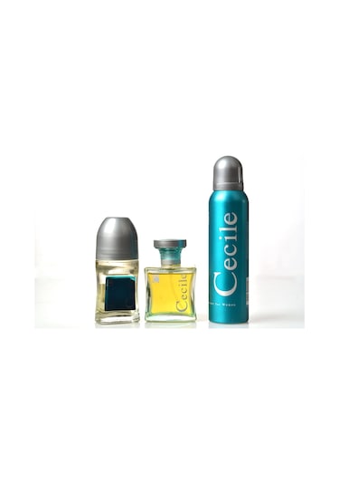 Cecile İris Kadın Parfüm EDT 100 ML + Deodorant 150 ML + Roll On 50 ML
