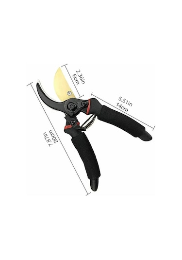 Çok Fonksiyonlu Meyve Dalı Budama Güçlü Budama Kalın Şube Bahçe Keskin El Black