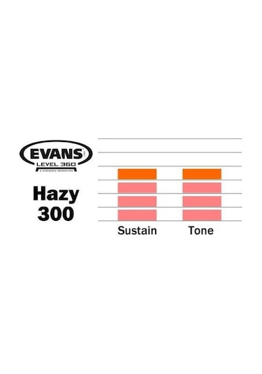 Evans S14h30 Hazy 300 14 İnç Trampet Alt Derisi Profesyonel E