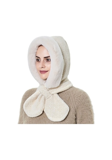 High Quality Shoe Bag High Quality Shoebag Kadın Şapka Tek Parça Peluş Başlık 78uaqk Bej