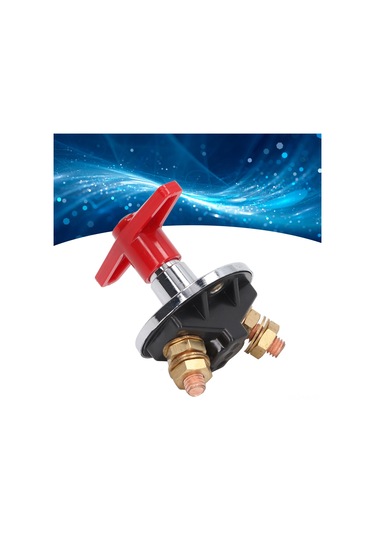 Vkemall Racing Araç Ve Botlar İçin Akü Korumalı Kesici Anahtar, 300a-1000a Akım Kapasitesi, Abs-krom Kapak, Hızlı Devre Kesme Fonksiyonu