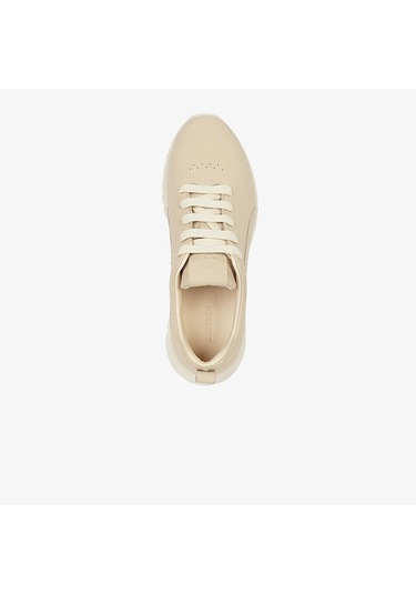 Greyder 33940 Kadın Ekru Hakiki Deri Sneaker Ayakkabı -743 Ekru