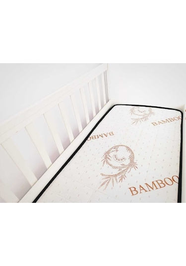 Kapitoneli 50x100x10 Soft Bamboo Bebek Yatağı Bmb-003