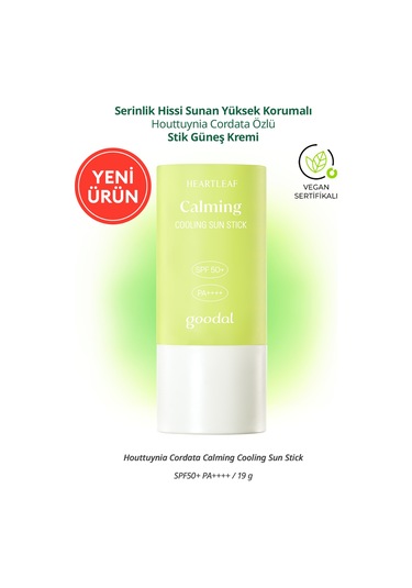 Serinletici Stik Güneş Kremi Goodal Houttuynia Cordata Calming Cooling Sun Stick Spf50+ Pa++++