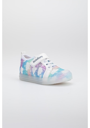 Şirinbebe Şiringenç Keten Beyaz Kız İlkadım Bebek Çocuk Ayakkabısı-2895-beyaz Beyaz