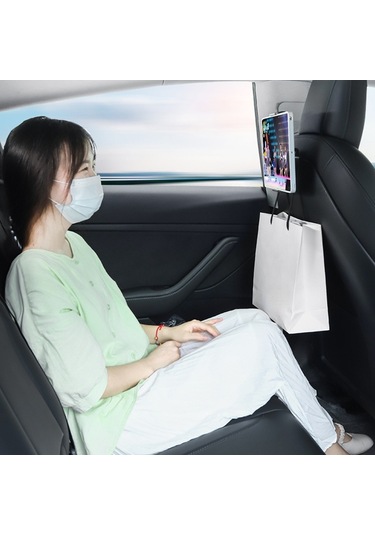 Tesla Model 3 / Model Y İçin Tslzh26 Abs Çift Kancalı Araç Telefonu Tutucu