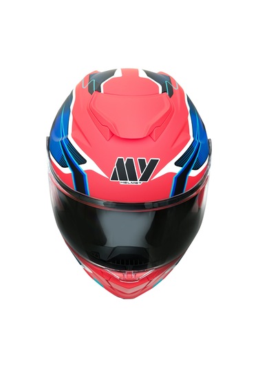 My Helmets Mks002-rbw Güneş Vizörlü Şeffaf Çene Açılır Motosiklet Kaskı
