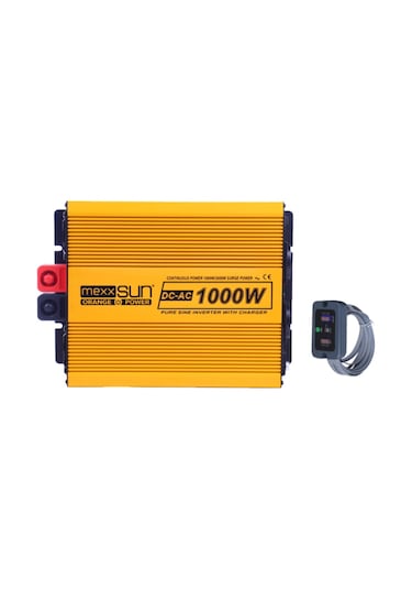 Mexxsun 1000 W Watt 12V-220 Şebekeden Akü Şarjlı Inverter Ekranlı