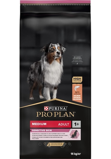 Purina Pro Plan Medium Adult Somonlu Hassas Yetişkin Köpek Maması 14 KG
