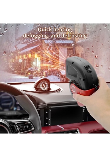 Novahub 12v 120w Araç Isıtıcısı Ve Soğutucu Sigara Çakmağı Adaptörü, Siyah, Koyu Kırmızı, 6x15x13cm, Araba Kullanımı