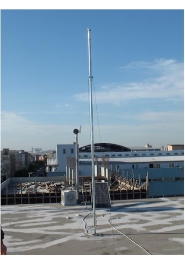 İstabreeze Direk Seti 4 Metre - Rüzgar Türbini İçin 15 Kg Taşıma Kapasiteli