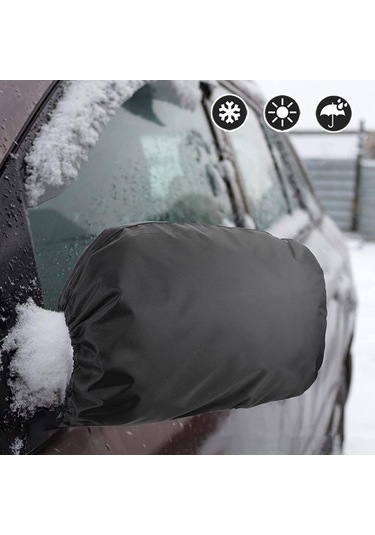 Trendooze Homyl 2 Adet Araç Yan Görüş Aynası Kapakları Oxford Kumaş Kaplama Seti