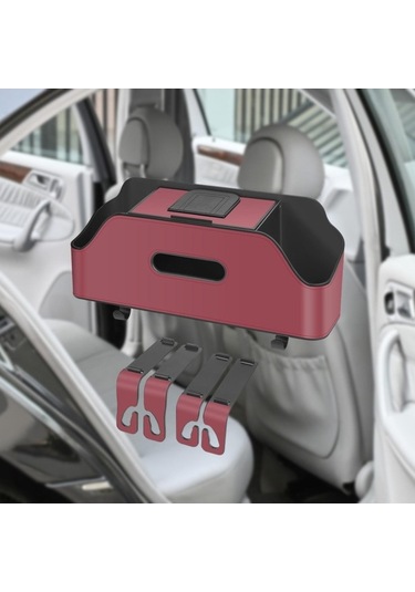 Trendooze Homyl Araba Arka Koltuk Koyu Kırmızı Organizatörü
