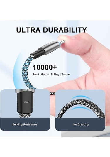 Pazly Enkay 1m 6a 90 Derek C-c Tip Veri Şarj Kablosu 65w Gösterge Işık