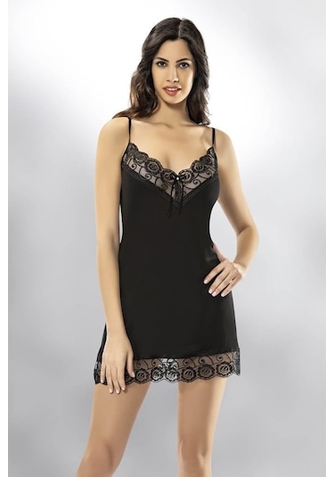 Kota Bayan Dantelli Gecelik Takımı 6204